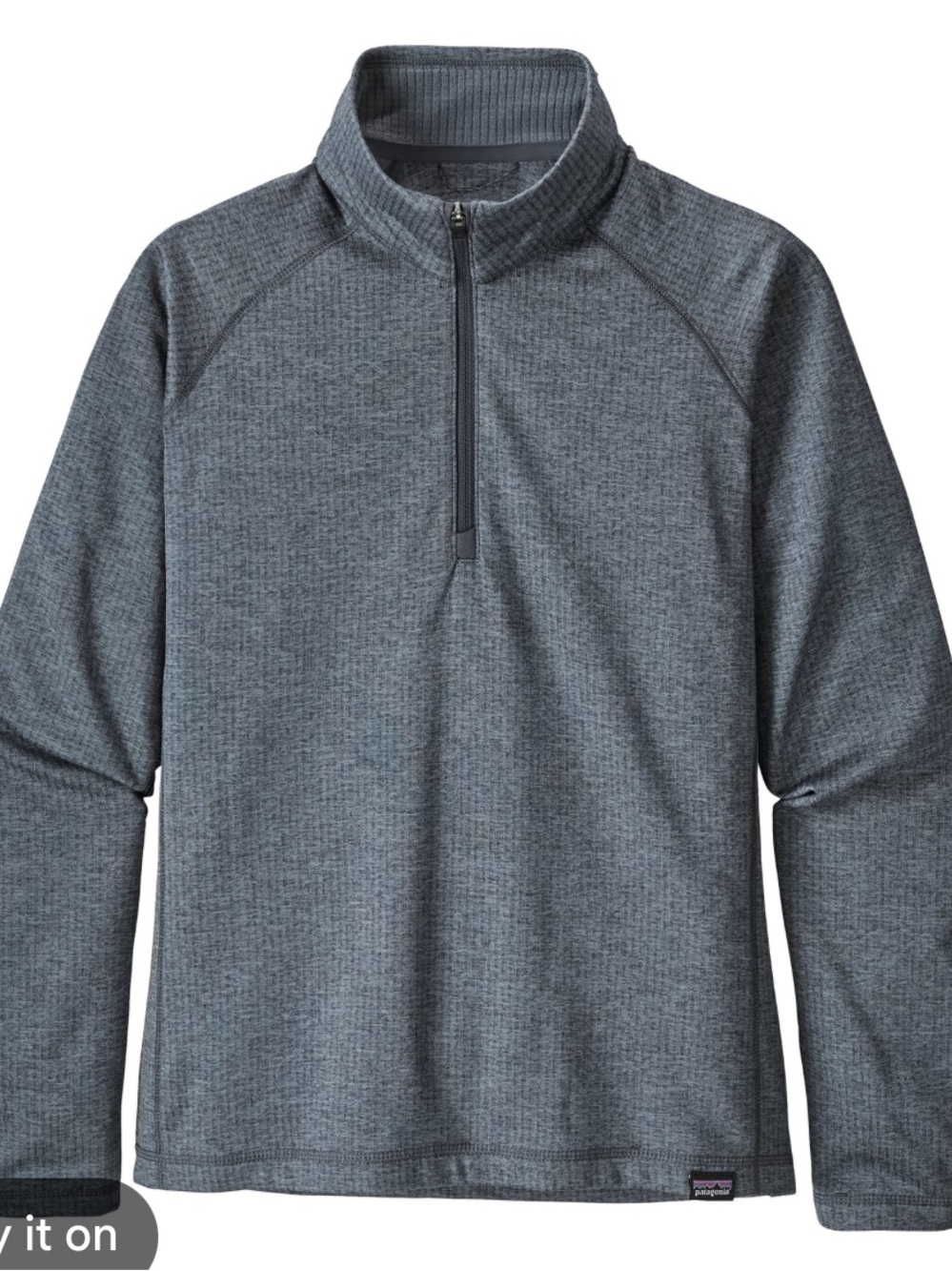 Patagonia Capilene® Heavyweight Zip-Neck - Patagonia Worn Wear kids size 8